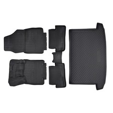 Gummimatten + Kofferraumwanne Set Passend Für Renault Clio 4 Kombi 2012-2019