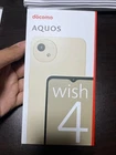 SHARP AQUOS wish4 White Ram 4GB/64GB  Rom 6.6 InchAndroid14 SIMFREE