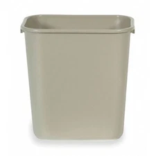 Carlisle 34292806 Plastic Deskside Wastebasket, 28 Quart