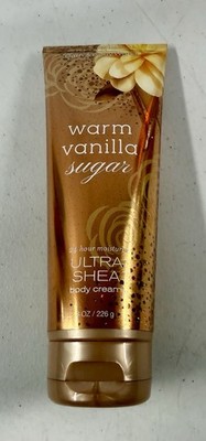 Bath & Body Works Warm Vanilla Sugar Body Cream 8oz 24 Hour Ultra Shea Lotion