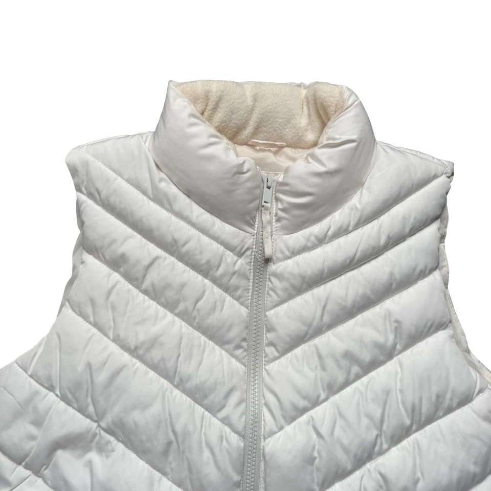GAP Quilted Gilet Jacket White Womens Small Bodywarmer NWT Warmest Puffer - Image 4 of 4