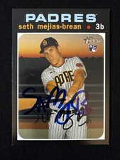 2020 Topps Heritage High Number Seth Mejia-Brean Signed Rookie Card 607 Auto RC