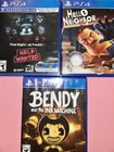 Spooky Bundle 3 for 1. PS4. Sony PlayStation 4 . FNF, NEIGHBOR, BENDY
