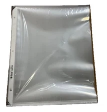C-Line Side Loading Sheet Protector Clear 8 1/2 x 11 50 Per Box Insert Size