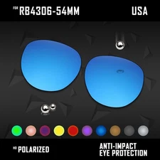Anti Scratch Polarized Replacement Lenses for-Ray-Ban RB4306-54mm Sunglasses