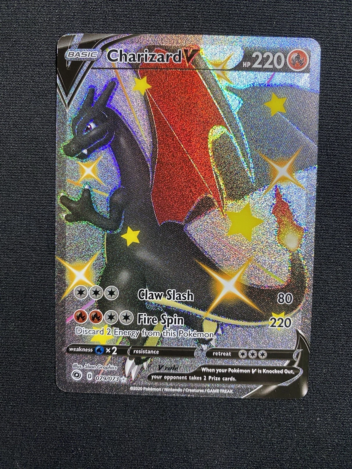 Deal for Pokemon Shiny Charizard V - 079/073 - Champions Path Secret Rare