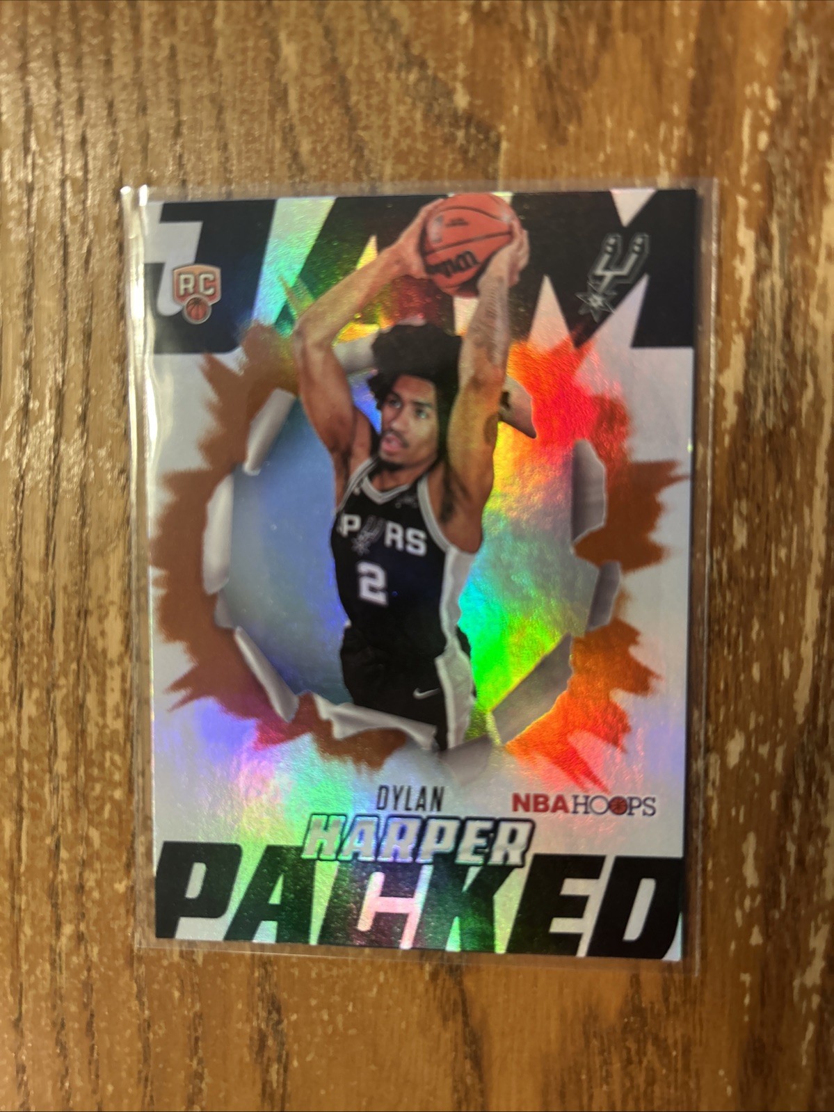 2025-26 Topps NBA Hoops Dylan Harper Jam Packed Orange JP-12 Spurs
