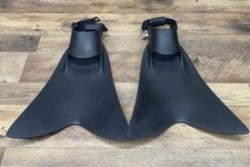 Vtg Force Fin / Slim Fin Pro Adjustable Scuba / Snorkeling Size M/L Black Read