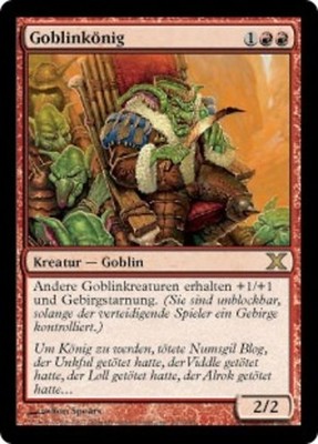 TOP & KULT  Goblinkönig / Goblin King  - 10th EDITION -  deutsch  (nm -)  *Rare*