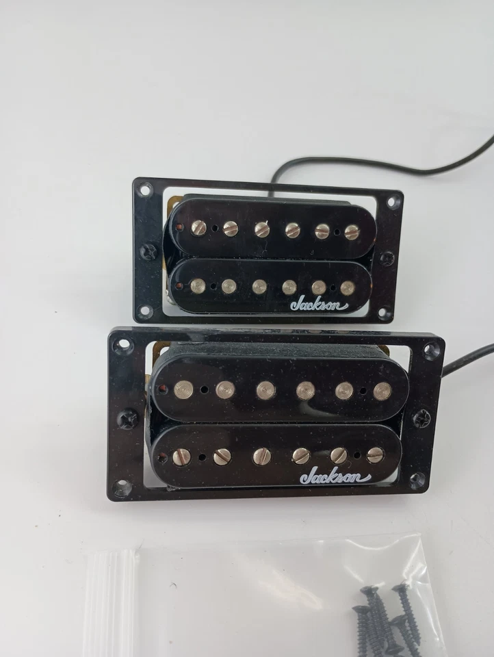 Juego de pastillas Jackson Dinky DKA 2020 cuello y puente negro Foto 3 de 4