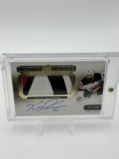 2020-21 UPPER DECK The Cup Kyle Palmieri Limited Logos Patch Auto /50