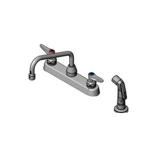 T S Brass B-1172 Lavatory Faucet w/ 8" Centers  8" Swing Spout