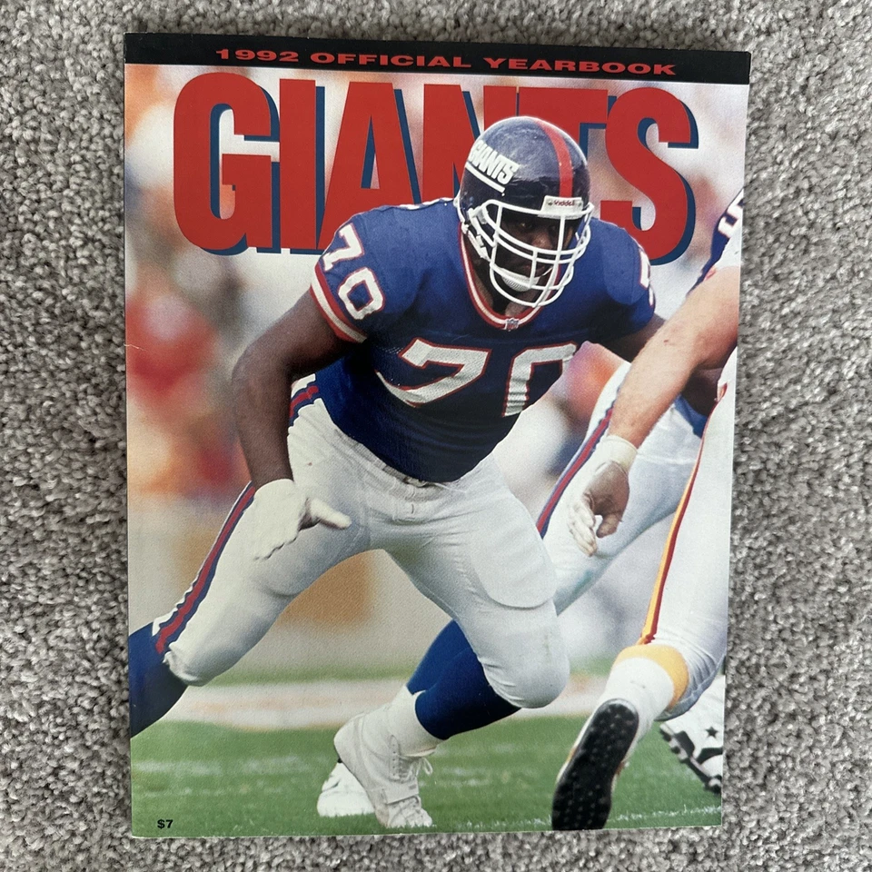 4 Anuarios de fútbol americano New York NY Giants 1992 1996 1998 2003 Foto 2 de 4
