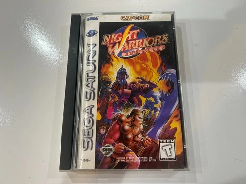 Night Warriors: Darkstalkers Revenge (Sega Saturn) Complete w Manual Reg Card NM