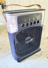 Portable Air Condition Fan Evaporative Cooling System with Humidifier & Lights