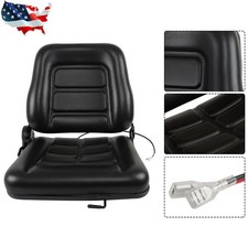 Universal Fold Down Forklift Seat with Adjustable Angle Back,Micro Switch