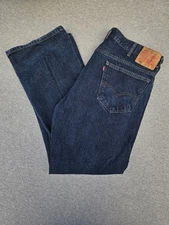 Levi's 517 Men's Boot Cut Jeans 42x32 100% Cotton Dark Wash