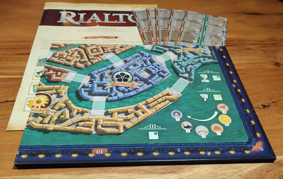 RIALTO BOARD GAME / STEFAN FELD EURO - Image 3 of 4