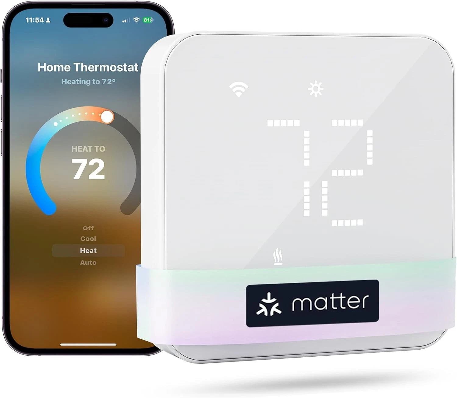 meross Smart Thermostat for Home, WiFi Thermostat Works Alexa, Apple, Google