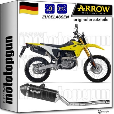 auspuff zugelassen explorer aluminium schwarz c arrow fur suzuki dr-z4s 2025 25