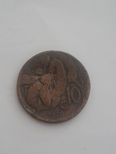 1930 Italian 10 Centesimi coin, 