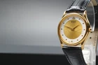 Vintage 1994 N MINT Seiko Galaxy V701-1X90 Gold Quartz Mens Watch From JAPAN