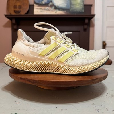 Adidas Ultra 4D Lemon Twist White Glow Mens Size 11 Sneakers Shoes GX6366