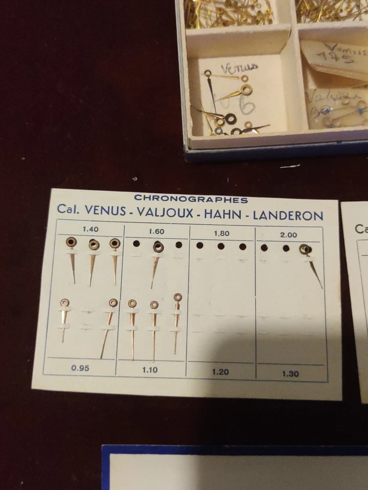 Horlogerie , lot D' aiguilles De montre Chronographe Venus Valjoux A Trier - Photo 2/4