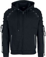 Gothicana by EMP Herren schwarze Kapuzenjacke...
