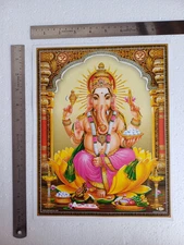 Jai Ganesh Deva, Lord Ganesha - Normal Poster 8.5x11 Inch