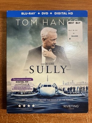 Sully w/ Slipcover (Blu-ray/DVD, 2016, 2-Disc Set)