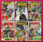 AVENGERS #s 61 64 67 68 74 75 - Marvel Comics Silver/Bronze Lot - G to VG+