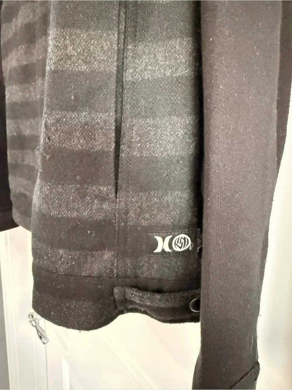 Hurley x Roland Sands Design (RSD) Men’s Striped Black Coat Size Large - product detail image 5
