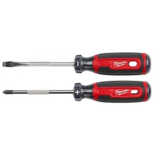 Milwaukee Cushion Grip Screwdriver Set (Usa), 2 Piece