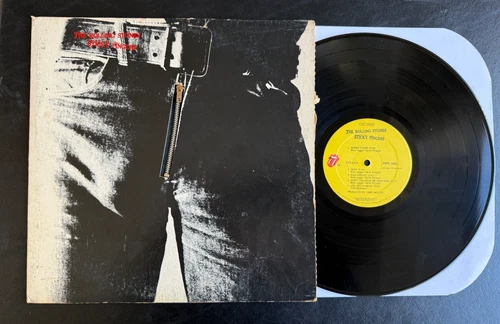 ROLLING STONES Sticky Fingers 1971 LP Club PR ZIPPER Cover COC-59100 Warhol