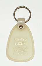 Vintage Romeo Suzuki Keychain Glow In The Dark Fob Dealership Key Ring Romeo Mi