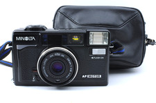  Near MINT Minolta Hi-Matic AF2-MD Black Point  Shoot Film Camera from Japan