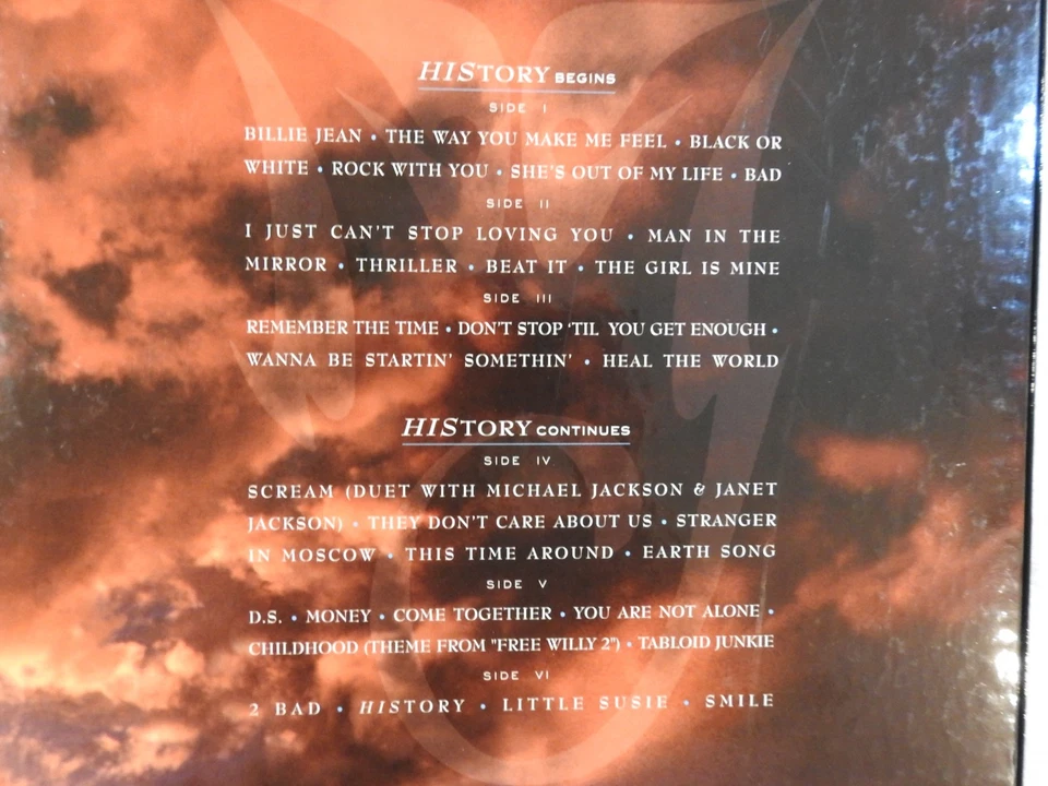 Michael Jackson “History: Past, Present And Future Book 1" PRISTINE NEVER PLAYED - Image 3 of 4