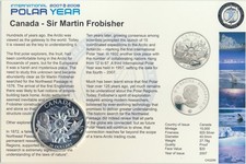 Canada: 2007 $20 Silver Proof Sir Martin Frobisher International Polar Year