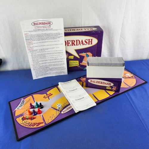 Balderdash The Hilarious Bluffing Game Vintage 1995 Parker Brothers Complete Set