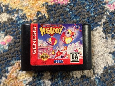 Dynamite Headdy (Sega Genesis, 1994) Cartridge Only. Tested & Working