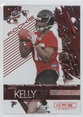 2009 Donruss Rookies & Stars Longevity Rookie Ruby /150 Aaron Kelly #116 RC 3c7