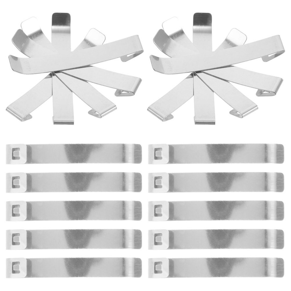 Spring Cips 100Pcs Reusable Stainless Steel Spring Clips for Coffee Cup Dispenser ...