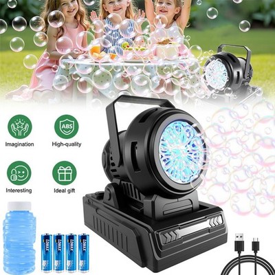 Automatische Seifenblasenmaschine Seifenblasen Spielzeug Bubble Maker Tragbar DE