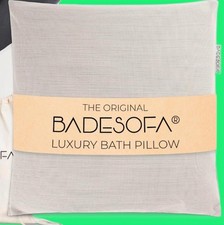 BADESOFA Luxury Bath Pillow Medium Ivory Pearl - Quick-Drying Bath Back Pillow