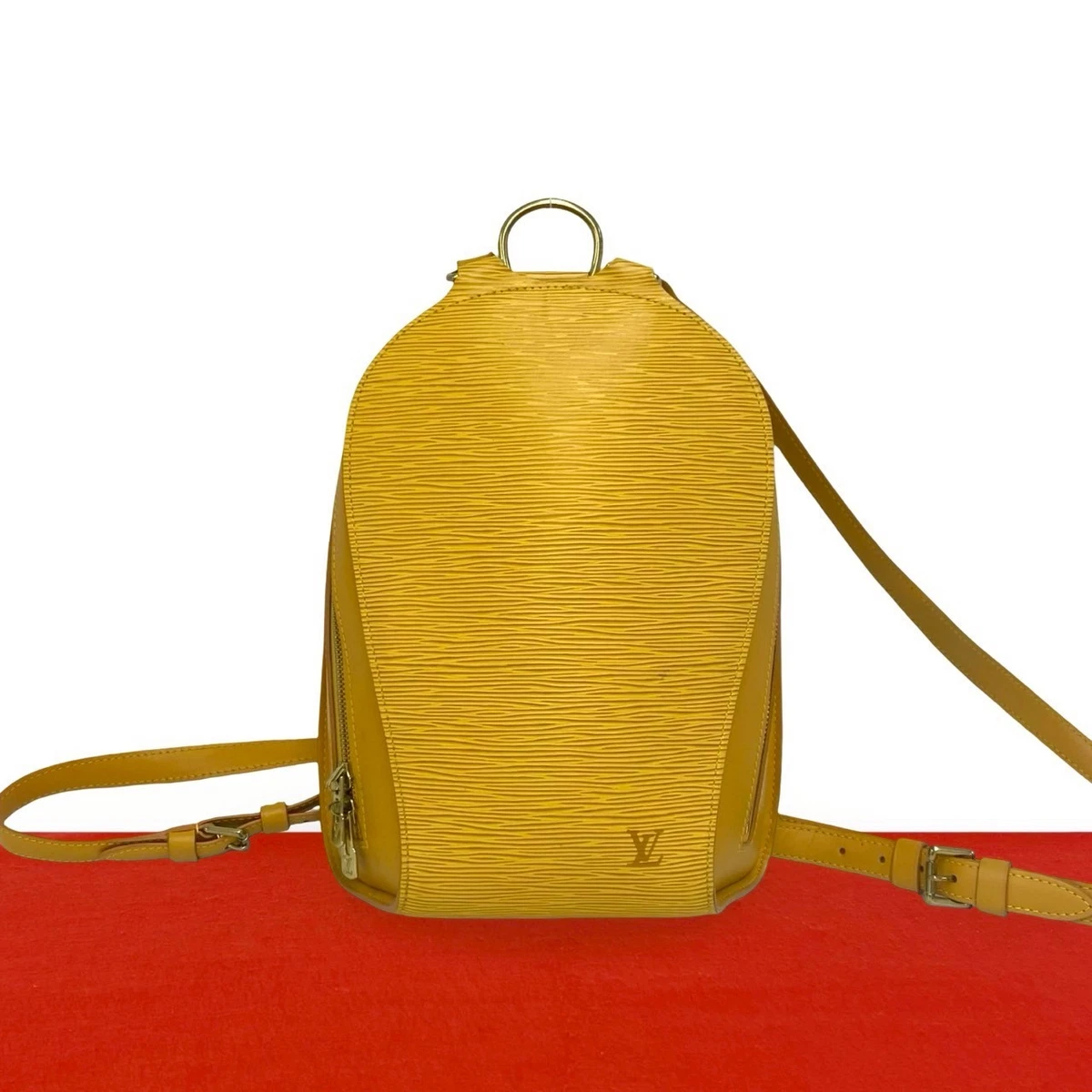Louis Vuitton Backpack Yellow Bags & Handbags for Women for sale