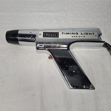 Vintage Sears Timing Light 244.2115 Chrome Automotive Ignition Tool Untested