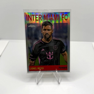 MLS Lionel Messi Inter Miami CF 1964 Insert #64T-5 Topps 2024 Topps Chrome