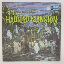 Disney The Story And Song From The Haunted Mansion  Lp Rainbow Label W/BOOK!!!