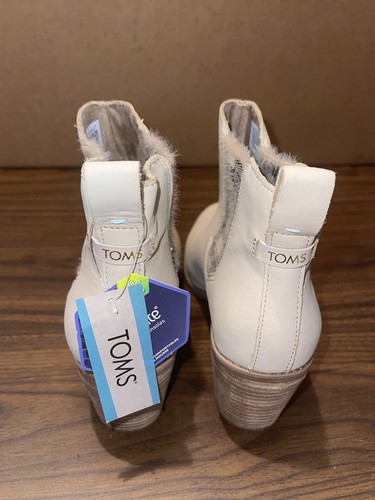 Toms Women’s Everly Fashion Boot - Sand Plaid - Size 9.5 New With Tags - Picture 9 of 13